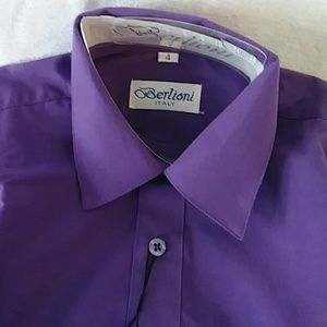🍁 Purple Button Up